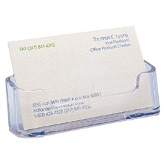 【史代新文具】deflect-o迪多 70101 單層橫式名片展示架/名片架