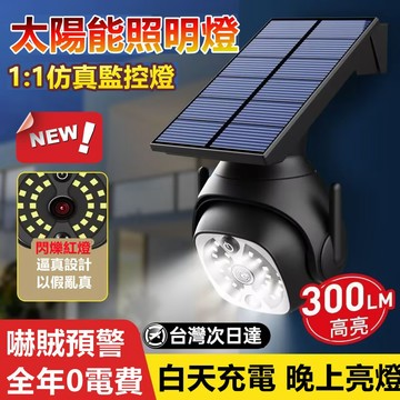 IP65防水⚡太陽能仿攝像頭燈 感應燈 人體感應燈 太陽能燈 戶外燈 仿真監控燈 戶外庭院燈 太陽能感應燈 壁掛燈