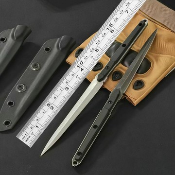 【原野】冰柱神針新款小茶刀戶外戰術單兵系列防身一體龍骨防滑破冰錐