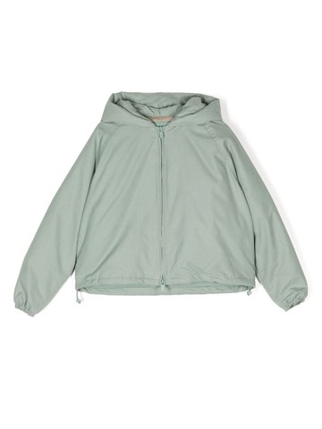 FEAR OF GOD ESSENTIALS KIDS - Fullzip logo-print hoodie - kids - Cotton/Polyester - 4/5 - Blue