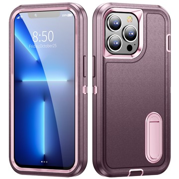 捍衛三防 手機殼 簡約撞色 隱形支架 防摔殼 適用於iphone14 13 12 11 pro max plus 簡約