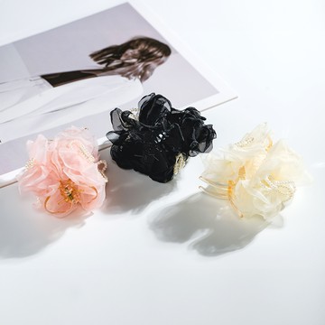 輕紗夢語髮夾(J052L0W025K) - JUJURY