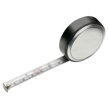 reflects 頑石 霧銀捲尺 鋁 塑料製 直徑4.7x高1.5cm  2m  1個