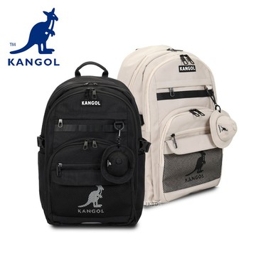 🔜 快速出貨 KANGOL 英國 袋鼠 多功能後背包 附錢包 【66551742】 包包 書包 後背包 登機包