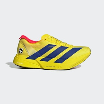 ADIDAS 愛迪達 阿迪達斯 螢光色 網布 運動鞋 男運動慢跑鞋-黃藍色 ADIZERO ADIOS PRO 4 M-JR6373