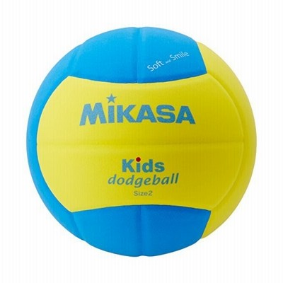 ミカサ Mikasa スマイルドッジボール 2号 160ｇ 黄 青 Sd Ybl 推奨内圧0 10 0 15 Kgf 通販 Lineポイント最大get Lineショッピング