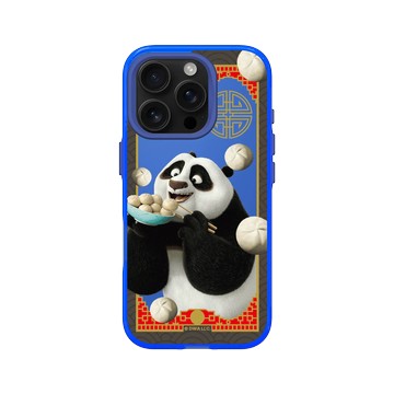 iPhone 16 Pro Clear 激光藍 - Kung Fu Panda - 阿波吃包子