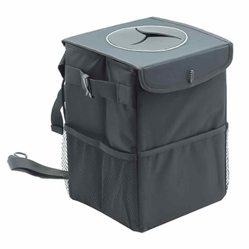 AHOYE 防水折疊車用垃圾桶  黑色  1個