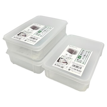 Sanada Seiko 站立式保存盒3件組 D-5187 1.2L  3個  1組