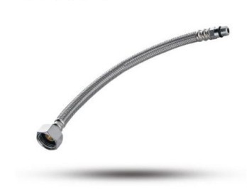 【麗室衛浴】國產外銷45CM龍頭專用高壓軟管 4分外牙用