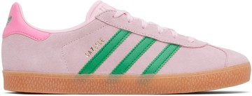 adidas Kids 粉色 Gazelle 儿童运动鞋