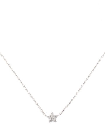 MARIA TASH - 18kt white gold Star diamond necklace - women - Crystal/18kt White Gold - OS - Silver