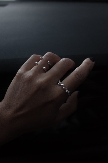 Snakebites 蛇吻  純銀戒子