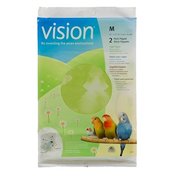 Hagen Avicultural Research Institute 新視界鳥籠清潔紙墊 M型號 22.5*13cm  1組