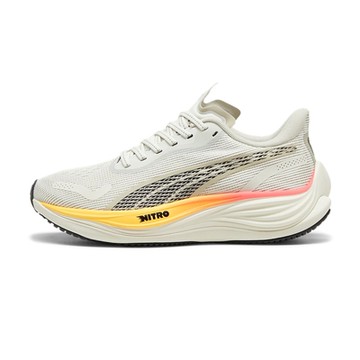 Puma Velocity NITRO 3 Wn 女鞋 米灰黃色 透氣 氮氣中底 休閒 運動 慢跑鞋 37774908