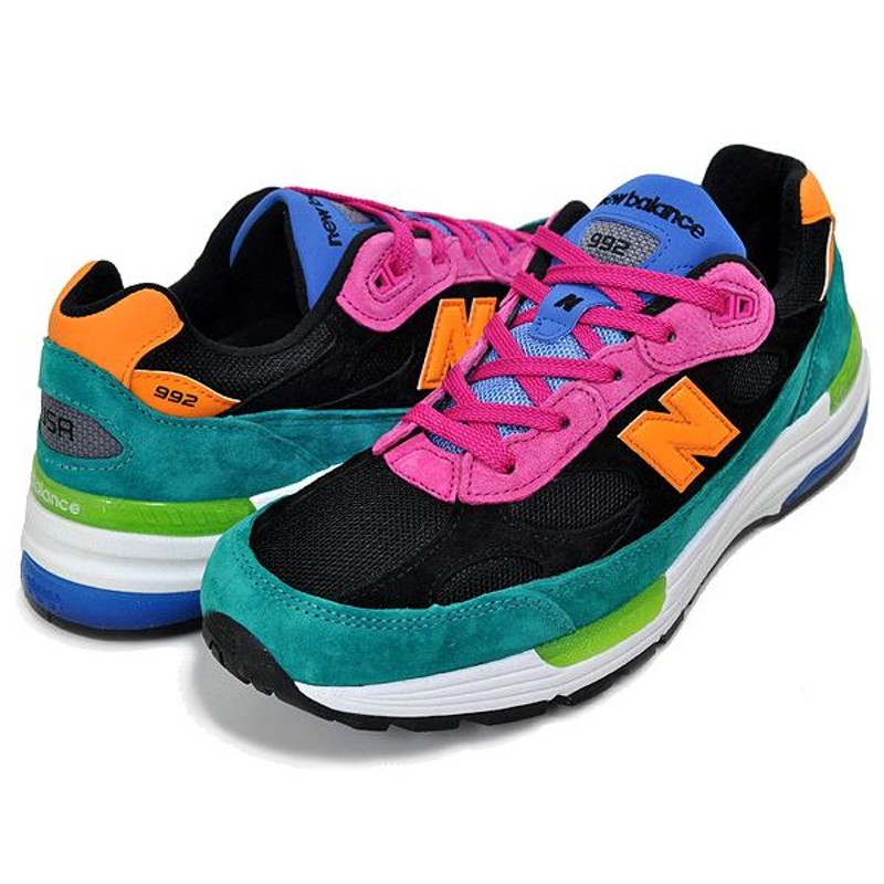 ニューバランス M992 NEW BALANCE M992RE MADE IN U.S.A. width: D GREEN/PINK スニーカー  992 トロピカル | LINEブランドカタログ