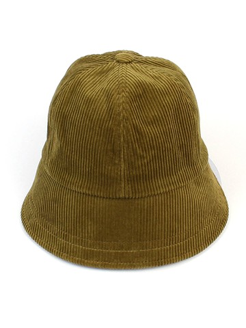 Back Open Corduroy Bucket Hat - Beige