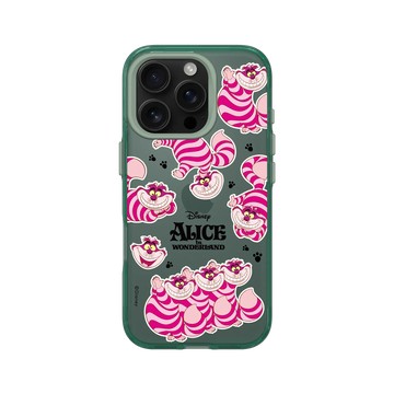 iPhone 16 Pro Clear 憂墨綠 - 迪士尼-經典系列 Disney Classics - 愛麗絲夢遊仙境 Alice in Wonderland - The Cheshire Cat
