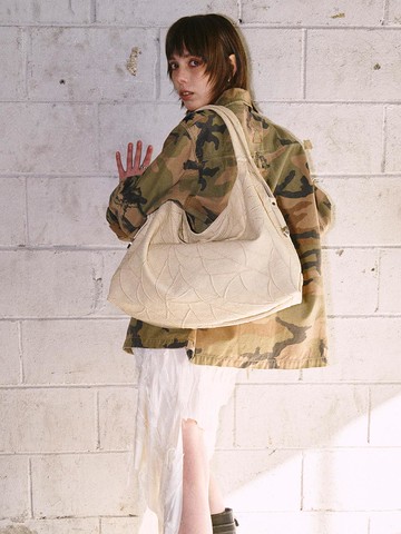 CACTUS HOBO BAG [Buttery Yellow Cream]