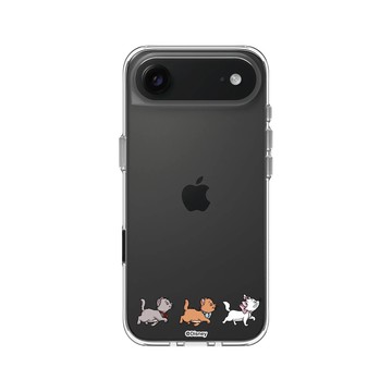 iPhone Air Clear Case（相機按鈕） 透明 - 迪士尼-經典系列 Disney Classics - 貓兒歷險記 - 瑪麗、杜洛斯和柏里歐