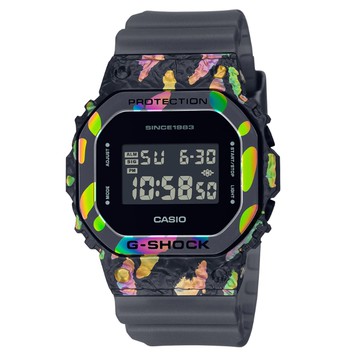 【CASIO 卡西歐】G-SHOCK 40週年限定 探險家之石系列 七彩太陽石 GM-5640GEM-1_43.2mm