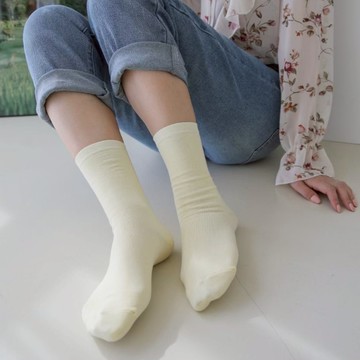 【nine韓系服飾】現貨韓國襪 正韓襪 糖果色中筒襪 長襪 純綿襪