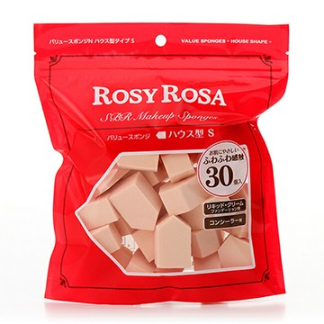 ROSY ROSA 粉底液粉撲五角形 30個入