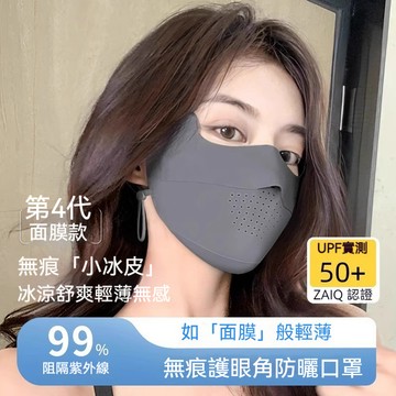 【台灣出貨】防曬面罩 防曬口罩 防紫外綫 冰絲面罩 騎車面罩 面罩防曬 透氣冰絲全臉麵罩 遮臉面罩 遮陽面罩 涼感面罩