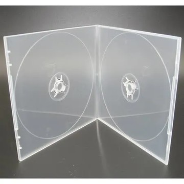 雙片裝 5mm 摔不破 PP 霧透 CD盒 DVD盒 光碟盒 CD殼 12公分光碟片適用 50個
