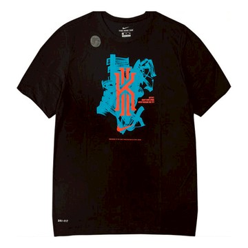 Nike DRI-FIT Kyrie Kyrie Irving Basketball Short Sleeve 'Black Blue'