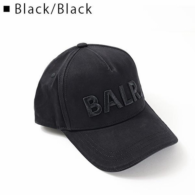 BALR.キャップ（黒） （BALR. ボーラー ベースボールキャップ