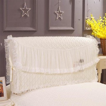 百搭蕾絲床頭罩床頭套床頭蓋巾蓋布軟包歐式萬能靠背防塵罩簡約