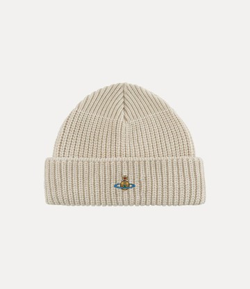 Vivienne Westwood Sporty Beanie Sporty Knit White Os-u Unisex