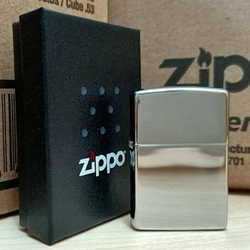 【現貨附發票】美國 Zippo 打火機 正品 鍍鉻鏡面拋光  型號250