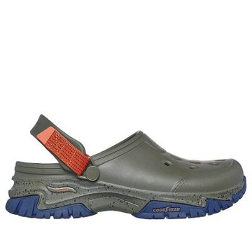 Skechers 思克威爾 Arch Fit Foamies Outdoor [243340OLV] 男 休閒 涼鞋 綠