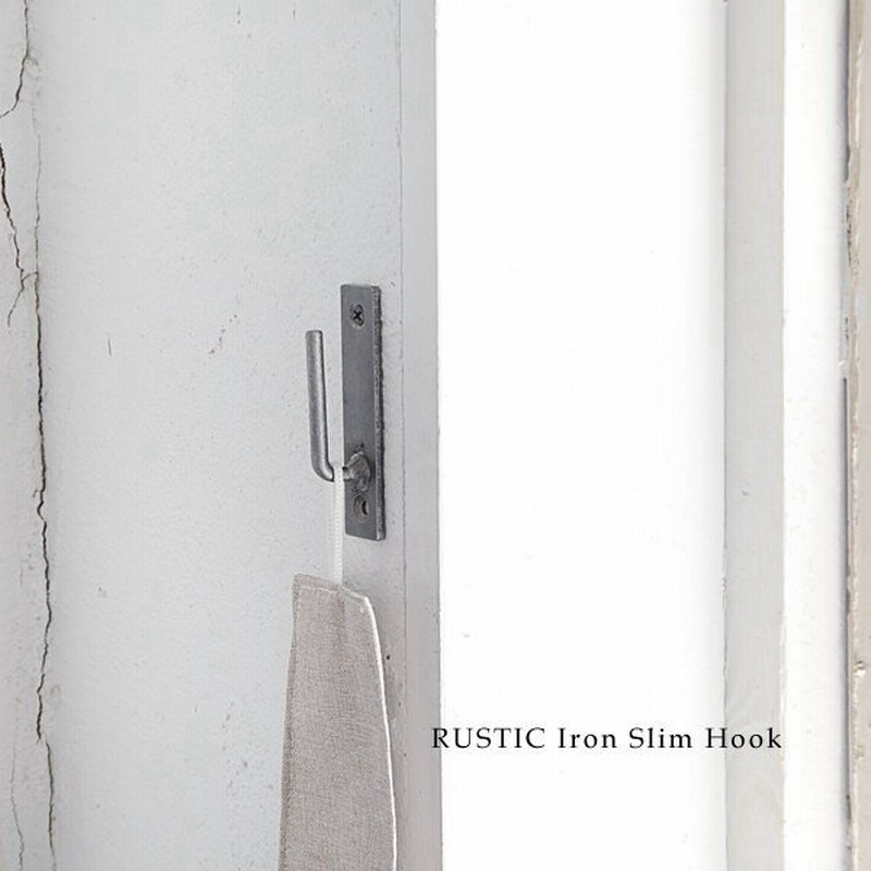 アイアン ハンギング フック カーテン 金具 壁掛け おしゃれ ウォールフック アンティーク調 玄関 収納 Rusticアイアン スリムフック 通販 Lineポイント最大0 5 Get Lineショッピング