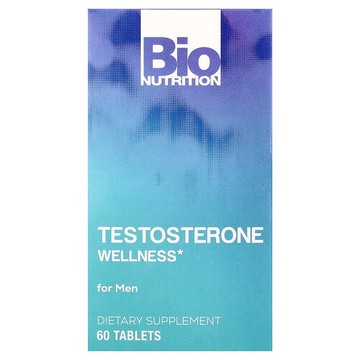 Bio Nutrition, Testosterone Wellness，男性，60 片