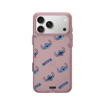 iPhone 17 Pro Max Clear (相機按鈕) 晶醺玫 - 迪士尼-史迪奇 Disney Stitch - 史迪奇 Stitch - Cool Pattern