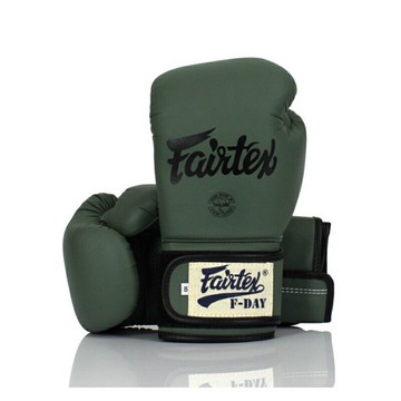 【VENUM旗艦店】 FAIRTEX 紀念版 拳擊手套 拳套 F-DAY 軍綠色 合成皮 10/12/14/16OZ