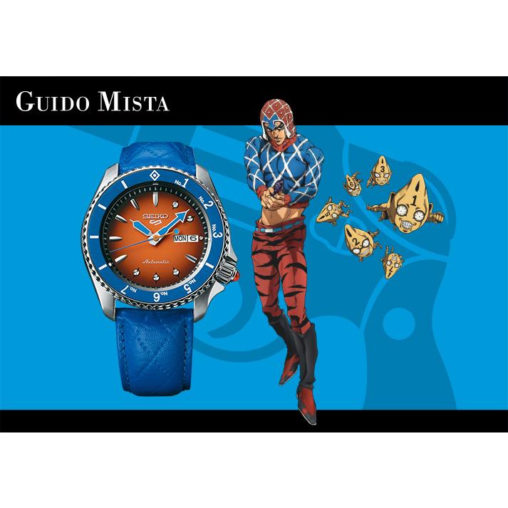 SEIKO ジョジョの奇妙な冒険 限定モデル セイコー 5スポーツ×「ジョジョの奇妙な冒険 黄金の風」の腕時計