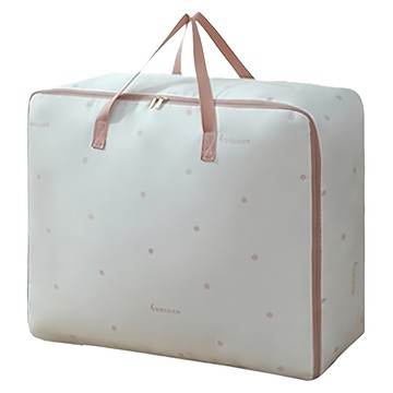 E.City 大容量質感緞面衣被搬家收納袋 (白/粉/藍隨機)  特大 + 超大  6個裝  1組