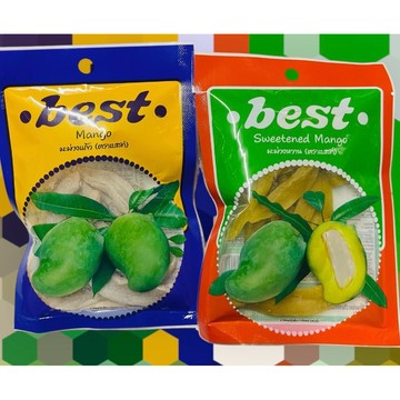「現貨免運」泰國🇹🇭Best泰國芒果乾💃超好吃 左邊60g /右邊40g 芒果乾 醃漬芒果 鹹芒果