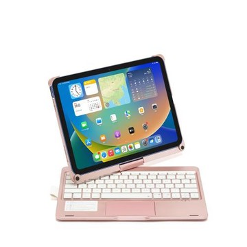 適用iPad 11代A16 10代10.9寸平板電腦360度旋轉觸摸背光藍牙鍵盤