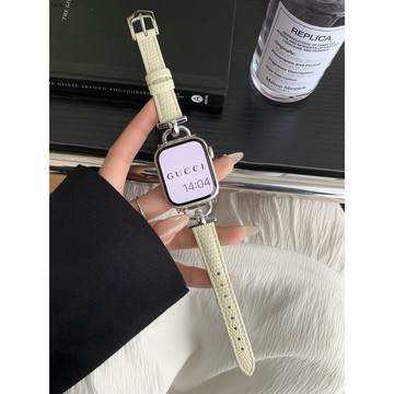 Apple Watch真皮拼接錶帶 女士錶帶 透氣錶帶S8 S6 S7 SE 41mm 40mm 44mm 45