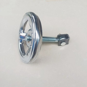 【台灣發貨】手輪採暖爐圓形高壓全套數控鍋爐密封門壓緊把手電鍍旋轉內絲輪