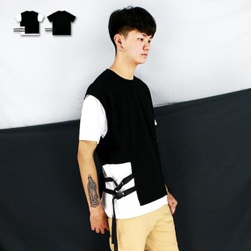 『RFD』側邊織帶造型短T-2色可選《999122112》