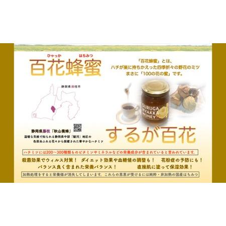 ふるさと納税 国産蜂蜜するが百花＆プレミアム蜂蜜バルサミコドレッシング 静岡県藤枝市