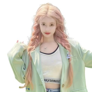 ❤️全頂式升級澎鬆髮絲+前額蕾絲 長直髮❤️隔日送達❤️仿真頭皮 假髮長髮 自然 【送升級七件套】D24-006