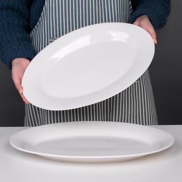 魚盤家用蒸魚盤子橢圓大號超大剁椒魚頭盤子大尺寸新款陶瓷大盤子
