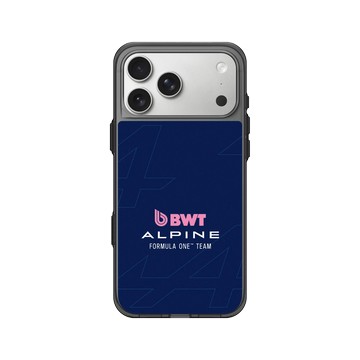 iPhone 17 Pro Max Clear (相機按鈕) 酷墨灰 - Alpine - 2025 BWT Alpine Formula One Team Logo